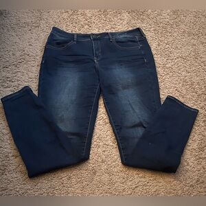 Juniors/Women's Dark Blue Jeggings